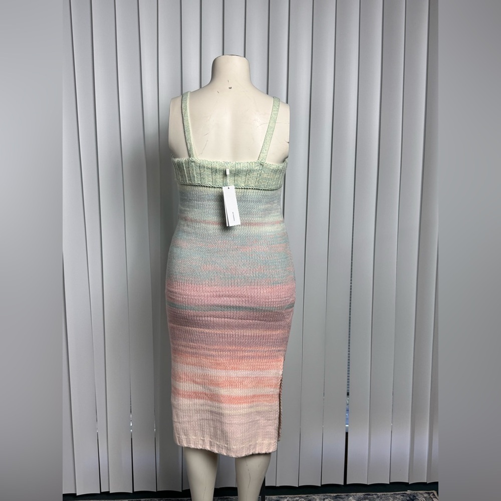 Anthropology 525 America Colorful Knit Dress Multi Color Size Small NWT - Picture 3 of 13